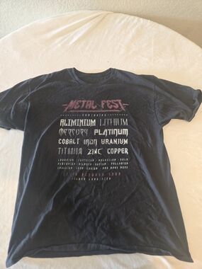 Metal Fest Graphic Short Sleeve T-Shirt - Black